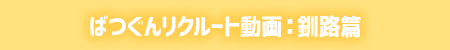 ばつぐんリクルート動画:釧路篇